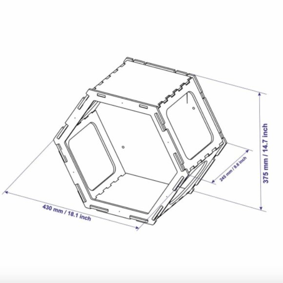 Custom Handmade Cat Jungle Gym, Play set, Cat Tree, Cat Climber. - Picture 3 of 4